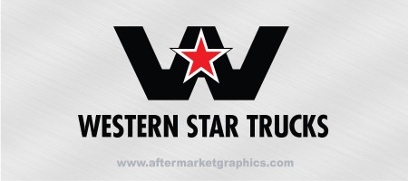 Western Star Trucks Decals - Pair (2 pieces)